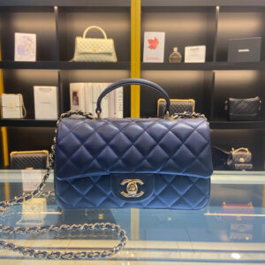 CL MINI FLAP BAG WITH TOP HANDLE