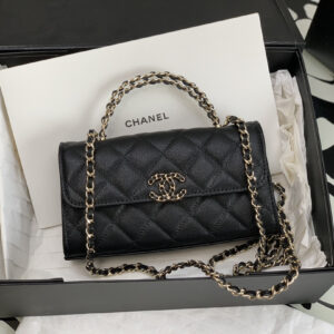 CL FLAP BAG WITH TOP HANDLE-18CM