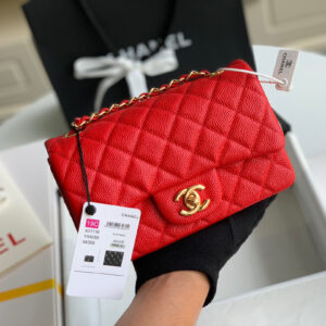 CL FLAP BAG CAVIAR-20CM