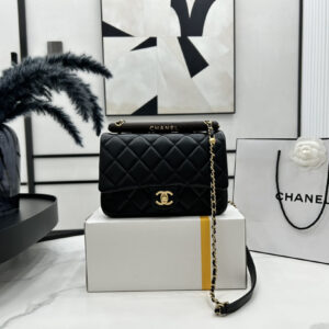 CL SMALL FLAP BAG WITH TOP HANDLE