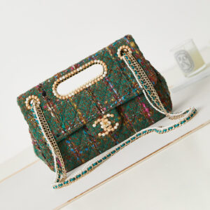 CL LARGE FLAP BAG WITH TOP HANDLE