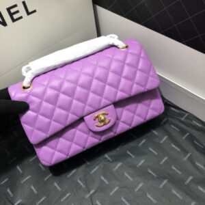 CL FLAP BAG CAVIAR-25CM